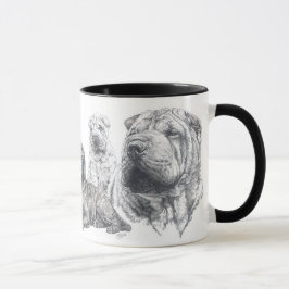 Taza Shar Pei chino