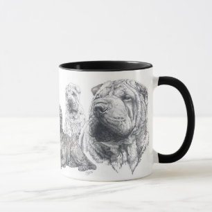 Taza Shar Pei chino