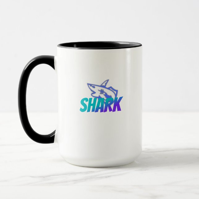 Taza Shark  | Bold Ocean Predator Design for Gym & Gift (Izquierda)