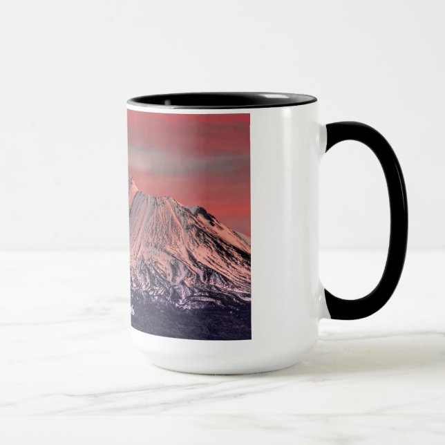 TAZA SHASTA DE LA TA EN LA PUESTA DEL SOL (Derecha)