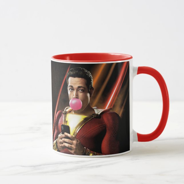 Taza ¡SHAZAM! | Shazam Bearing Bubble Gum (Derecha)