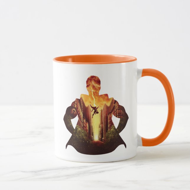 Taza ¡SHAZAM! | Shazam Sunset Silhouette (Derecha)
