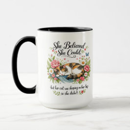 Taza She Believed She Could |Motivational for Co-Worker