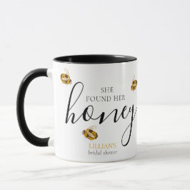 Taza She Found Her Honey Bee Bridal Shower Favor
