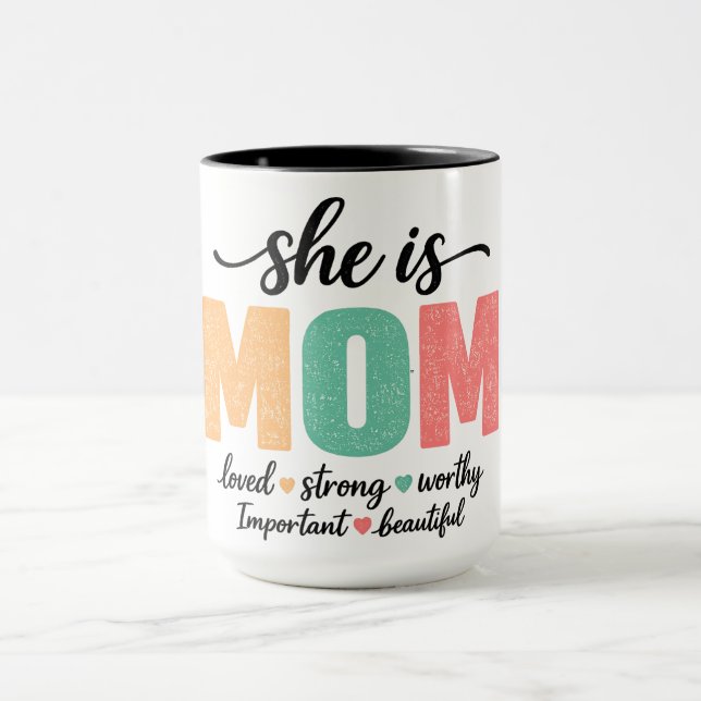 Taza She Is Mom Mug (Centro)