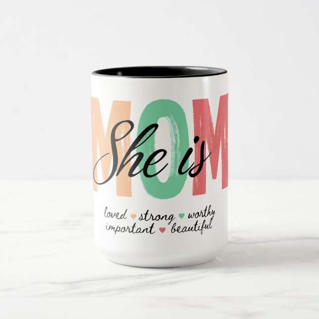 Taza She Is Mom Mug (Centro)