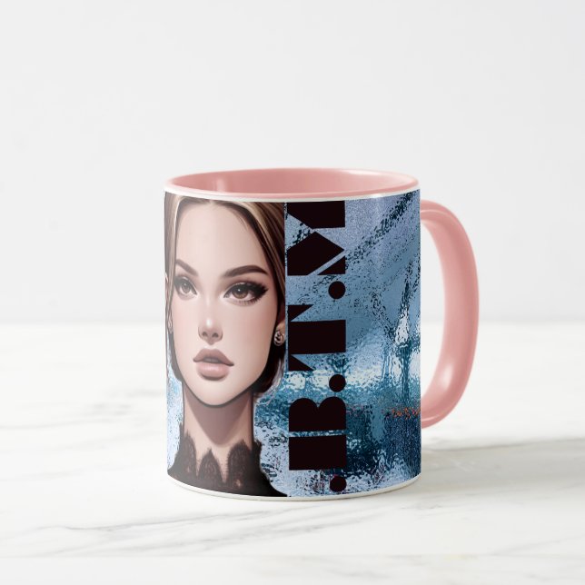 Taza Sheer. Diseño de caracteres animados (Anverso derecho)