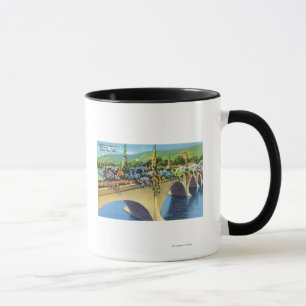 Taza Shelburne baja puente de flores