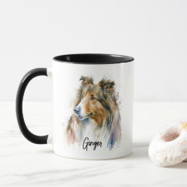 Taza Sheltie Perro Raza Personalizada