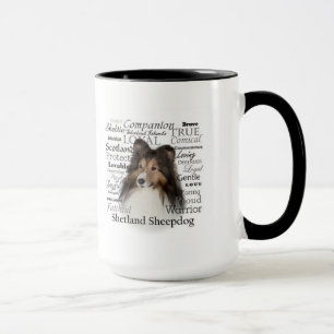 Taza Sheltie Traits Mug