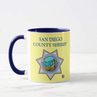Taza Sheriff Mug del condado de San Diego