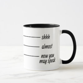 Taza Shhh Casi ahora puedes hablar