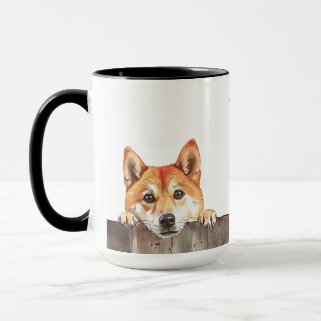 Taza Shiba Inu Dog Mug (Izquierda)