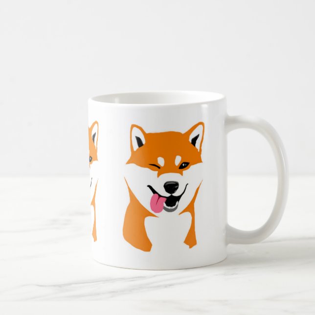 Taza Shiba inu Guiño. (Derecha)