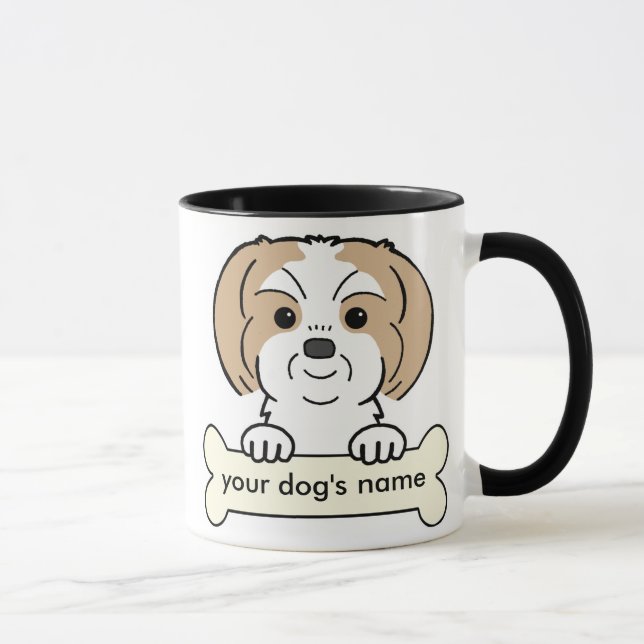 Taza Shih personalizado Tzu (Derecha)