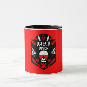 Taza Shipwreck Scuba Divers mug