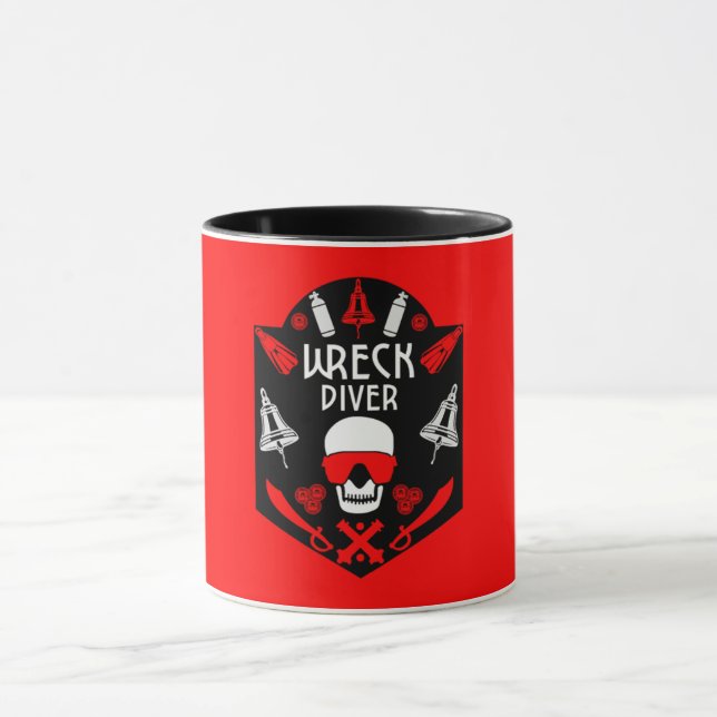 Taza Shipwreck Scuba Divers mug (Centro)
