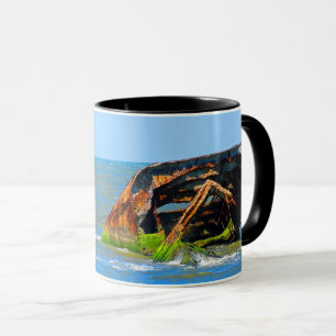 Taza Shipwrect Abstract Blue