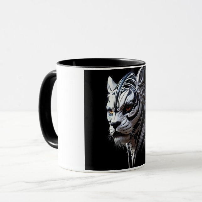 Taza "Shir Khan" para los amantes del blanco y negro (Anverso izquierdo)