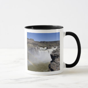 Taza Shoshone cae en el río Snake en dos cataratas,