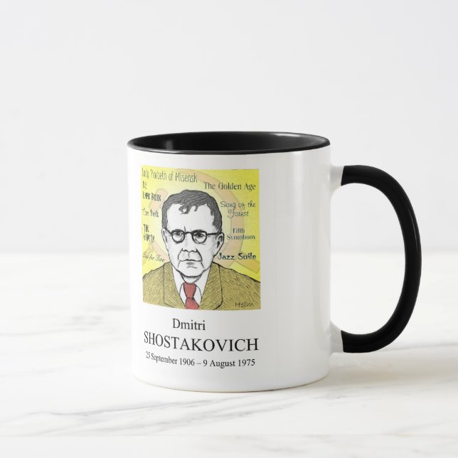 Taza Shostakovich (Derecha)
