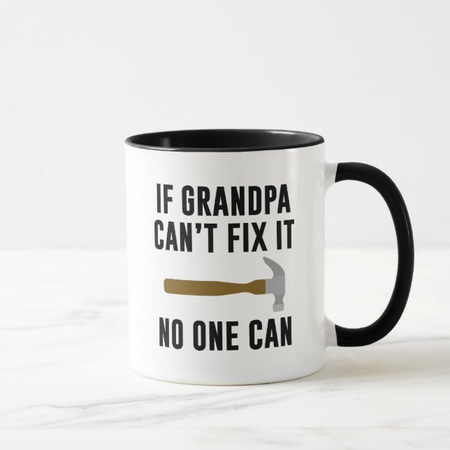 Taza Si el abuelo no puede arreglarlo (Derecha)