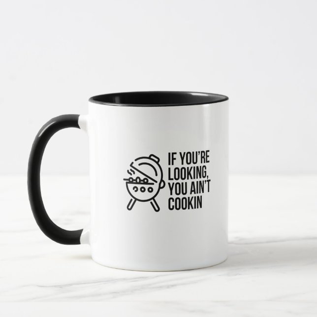 TAZA SI ESTÁS MIRANDO NO ESTÁS COCINANDO (Izquierda)