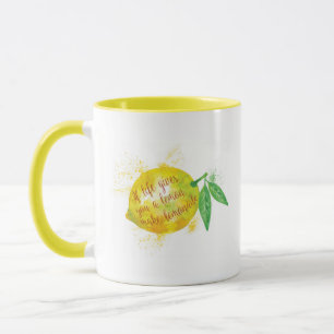 Taza Si la vida le da un limón, haga la limonada
