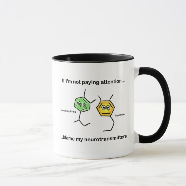 Taza Si no estoy prestando atención... (Derecha)