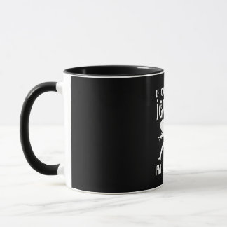 Taza Si no puedo coger a mi iguana no voy.