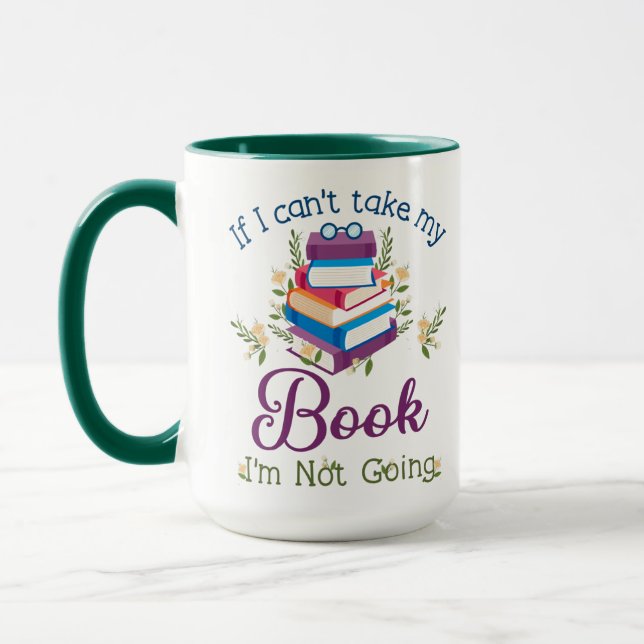Taza Si no puedo llevar mi libro no voy (Izquierda)