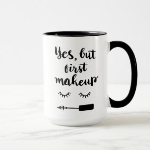 Taza Sí pero primer maquillaje