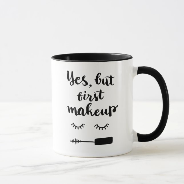 Taza Sí pero primer maquillaje (Derecha)