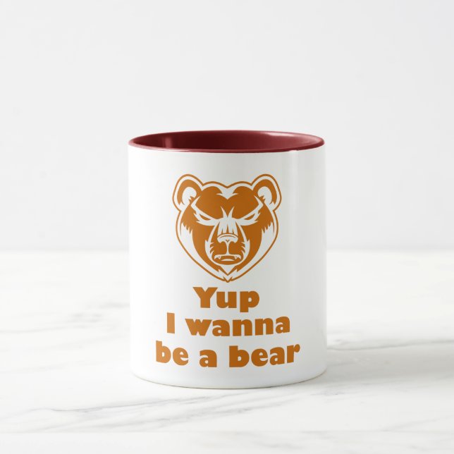 Taza Sí, quiero ser un oso (Centro)