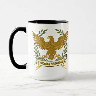 Taza Si Vis Pacem, Para Bellum.. Eagle and lightning