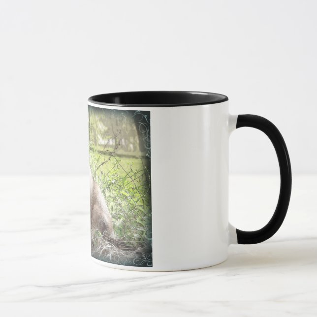 Taza Siamés y vides (Derecha)