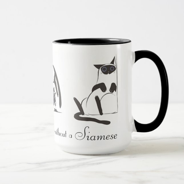 Taza siamesa (Derecha)
