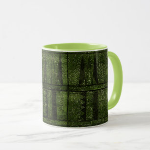 Taza Siapo 'elei (tela de corteza samoana)