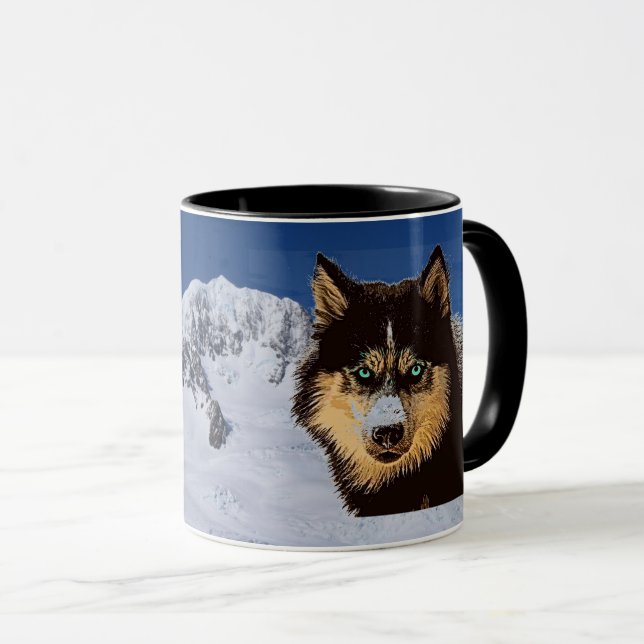 Taza Siberian Husky Mug (Anverso derecho)