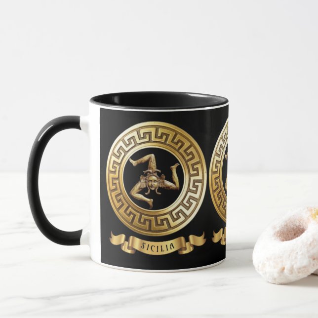 Taza Sicilia (Sicilia) (Con donut)