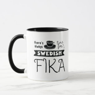 Taza Siempre hay tiempo para la música fika sueca