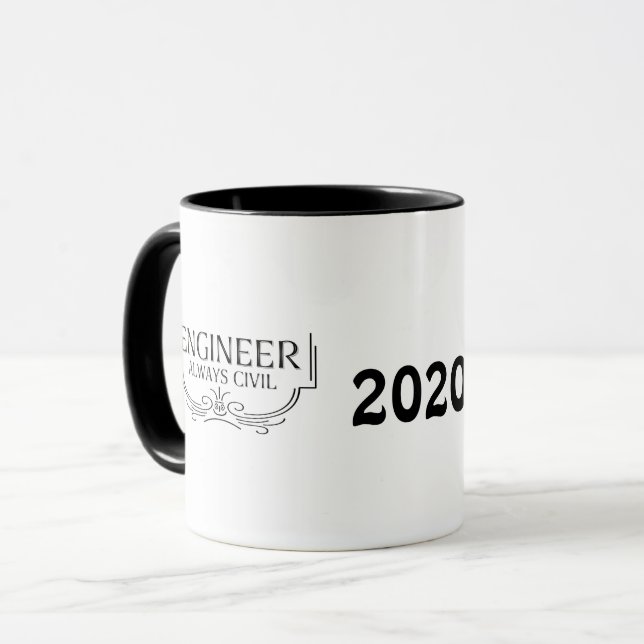Taza Siempre ingeniero civil (Anverso izquierdo)