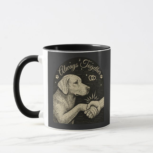 Taza "Siempre juntos" Viña Amistad con los Perros (Izquierda)