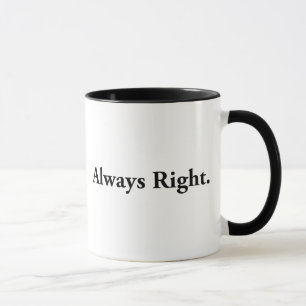 Taza Siempre la derecha