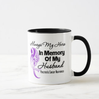 Taza Siempre mi héroe en cáncer pancreático del marido