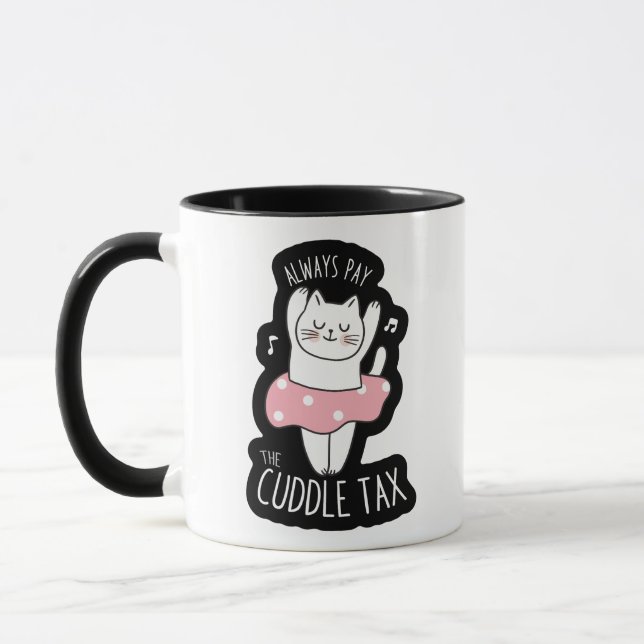 TAZA SIEMPRE PAGAR EL CUIDADO IMPUESTO DE CORTE (Izquierda)