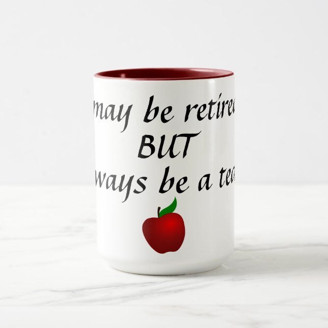 Taza Siempre seré profesor (Centro)