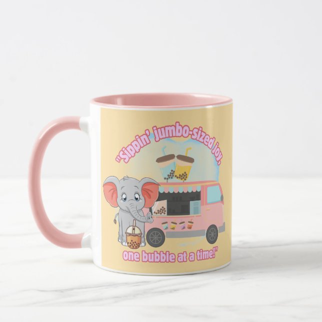 Taza Siendo una gran alegría, una burbuja a la vez (Izquierda)