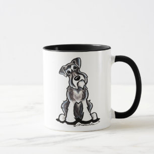 Taza Siente el Schnauzer bonito