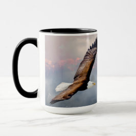 Taza Sierra de las Escrituras de Águila inspiradora